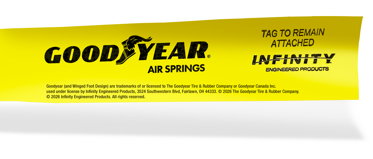 Goodyear Air Springs tag
